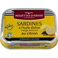 Les Mouettes D Arvor Sardines huile d'olive & citron LES MOUETTES D'ARVOR