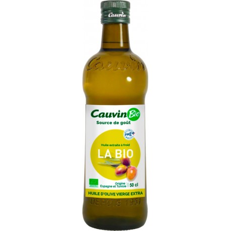 Cauvin Huile d'olive extra vierge Bio 50cl