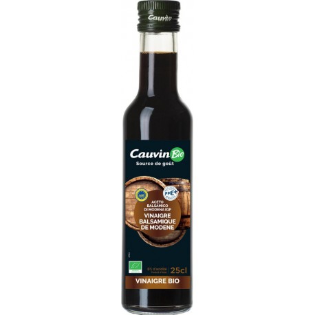 Cauvin Vinaigre bio balsamique de Modène