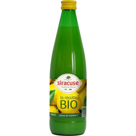 Siracuse Jus de citron bio Sicile