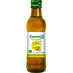 Cauvin Huile d'olive bio extra vierge fruitée verte 25cl