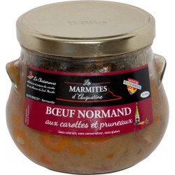 Les Marmittes d’Augustine Plat cuisiné bœuf normand carottes pruneaux