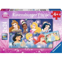Ravensburger Puzzles 2x24 pièces - Les princesses réunies / Disney Princesses