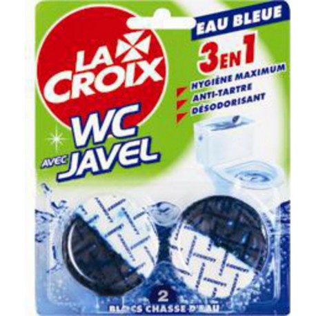 La Croix Eau Bleue - Blocs avec javel Eau Blue x2 blocs 48g