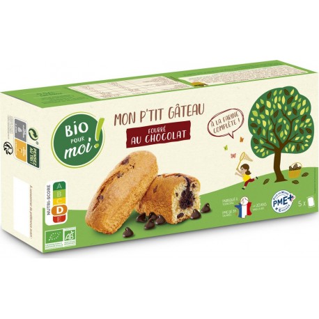 Bio Pour Moi Gâteaux mon p'tit fourré chocolat Bio