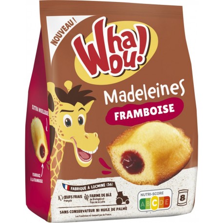 Whaou Madeleine framboise !