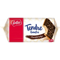 Lotus Tendre Gaufre au Chocolat Belge x8 296g