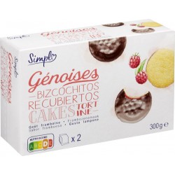 Simpl Génoises framboise