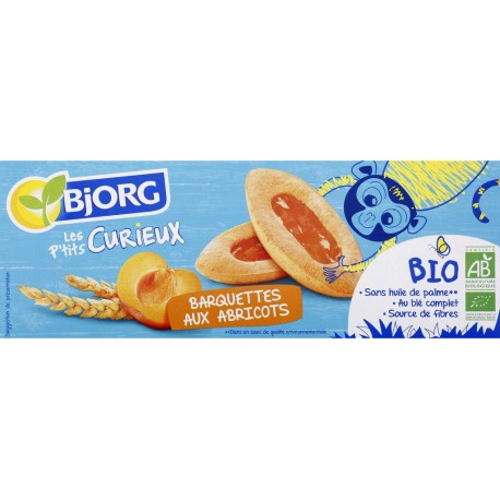 Bjorg Biscuits barquette abricot kid Bio