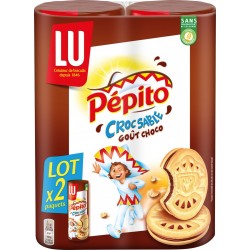 Pepito Pépito Biscuits Croc Sable goût Choco x2 588g