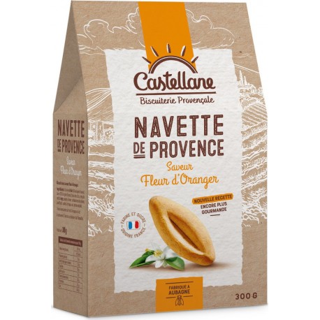 Biscuiterie Castellane Biscuits navette à la fleur d'oranger