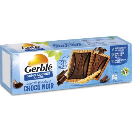 Gerble Biscuits chocolat léger s/sucres ajoutés