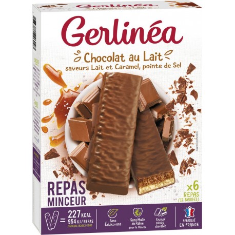 Gerlinea Barres chocolat lait