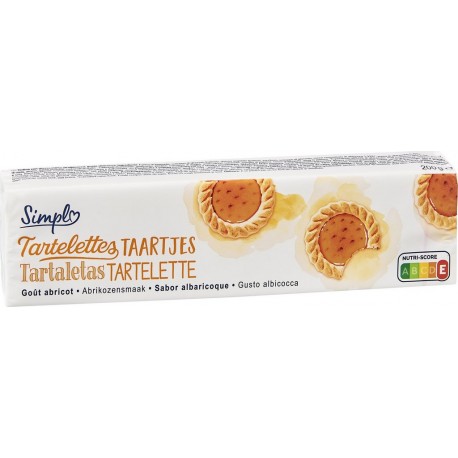 Simpl Biscuits tartelettes abricot