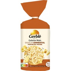 Gerble Galettes maïs saveur emmental 123,5g