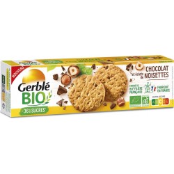 Gerble Bio Biscuits sablé chocolat noisettes Bio