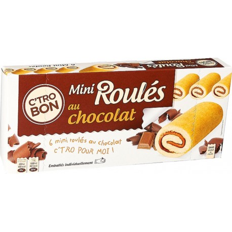 C Trobon Gâteaux mini roulés au chocolat C'TROBON