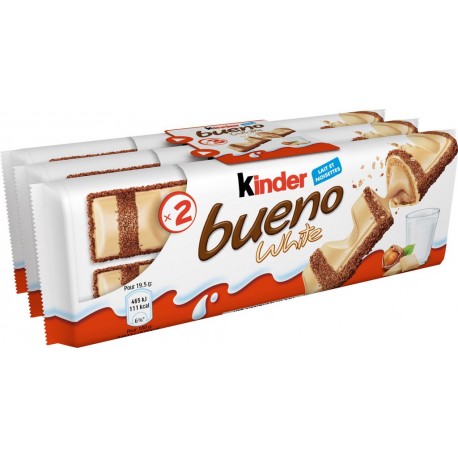 Kinder Bueno Barres chocolatées white