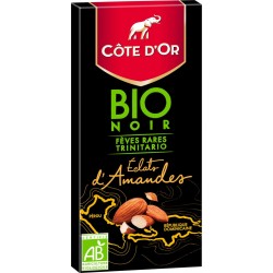 Cote D Or Chocolat Bio noir amandes COTE D'OR