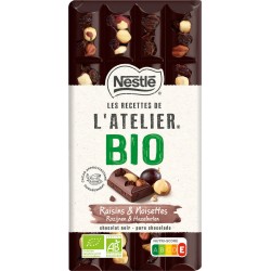 Les Recettes De L Atelier Chocolat Bio noir raisin noisettes LES RECETTES DE L'ATELIER