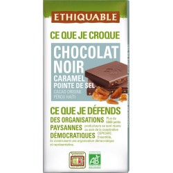 Ethiquable Chocolat noir caramel bio