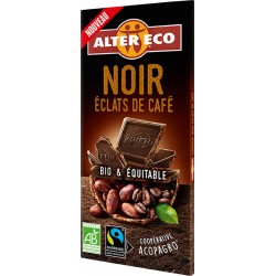 Alter Eco Chocolat noir éclats de café