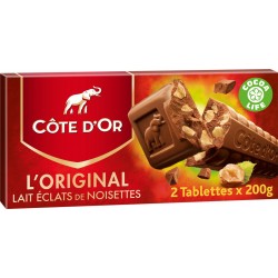 Cote D Or Chocolat au lait éclats noisettes COTE D'OR