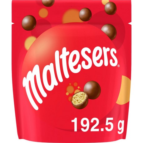 Maltesers Bonbons chocolat au lait fourrage au lait malté 192.5g