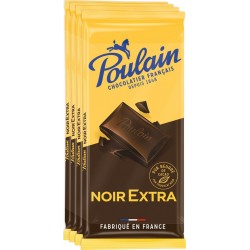 Poulain Tablettes Chocolat NOIR EXTRA 4x100g