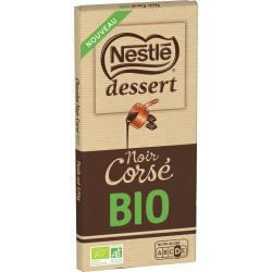 Nestle Dessert Tablette Chocolat Bio Noir Corsé 170g