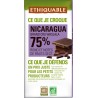 75 Ethiquable Chocolat bio noir Nicaragua 75% ETHIQUABLE