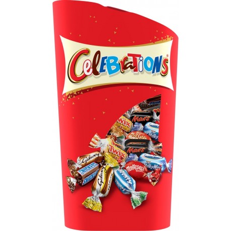 Celebrations Bonbons Assortiment de chocolats papillotes ballotin