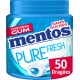 Mentos Chewing-gum Pure Fresh Mint sans sucres x50 100g