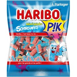 Haribo Bonbons Mini Sticks les Schtroumpfs