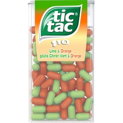 Tic Tac Bonbons citron vert & orange