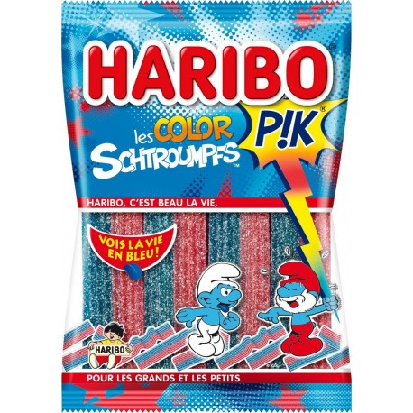 Haribo Bonbons Les Color Schtroumpfs Pik 180g