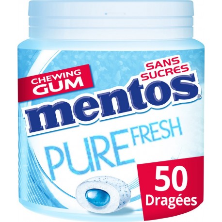 Mentos Chewing-gum menthe douce sans sucres