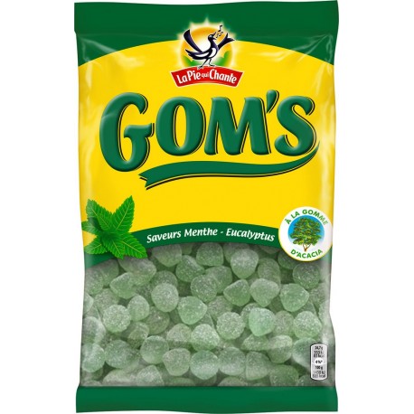 La Pie Qui Chante Bonbons GOM'S Fraîcheur 265g