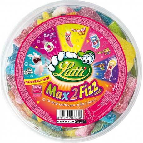 Lutti Bonbons assortiment max 2 fizz sans