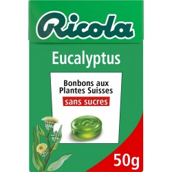 Ricola Bonbons eucalyptus s/sucres 50g