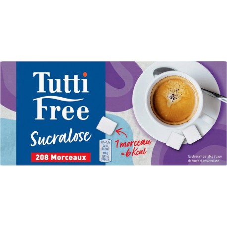 Tutti Free Sucres morceaux sucralose 290g