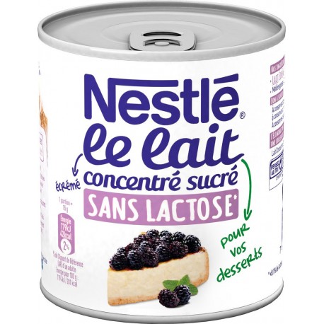 Nestle Lait concentré sucré sans lactose