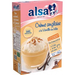 ALSA Préparation dessert crème anglaise vanille x3 300g