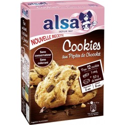 ALSA Préparation gâteaux cookies pépites chocolat 240g