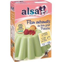 ALSA Préparation flan entremets pistache