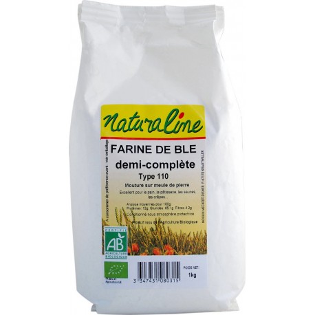 Naturaline Farine de blé T110 Bio