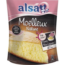 ALSA Préparation gâteau moelleux nature