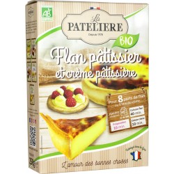 La Pateliere Préparation gâteau bio Flan pâtissier et Crème pâtissière