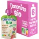 Danonino Compote Bio sans sucre ajouté pomme banane framboise