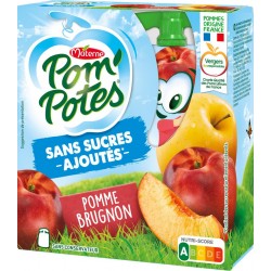 Pom Potes Compote pomme brugnon POM'POTES